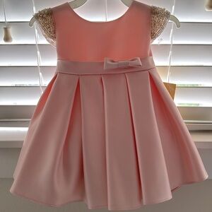 Petite Adele brand light pink dress nwt sz 6 mos